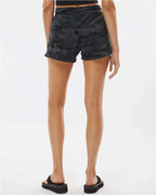 Independent Trading Co. Women’s Lightweight California Wave Wash Sweatshorts image 3