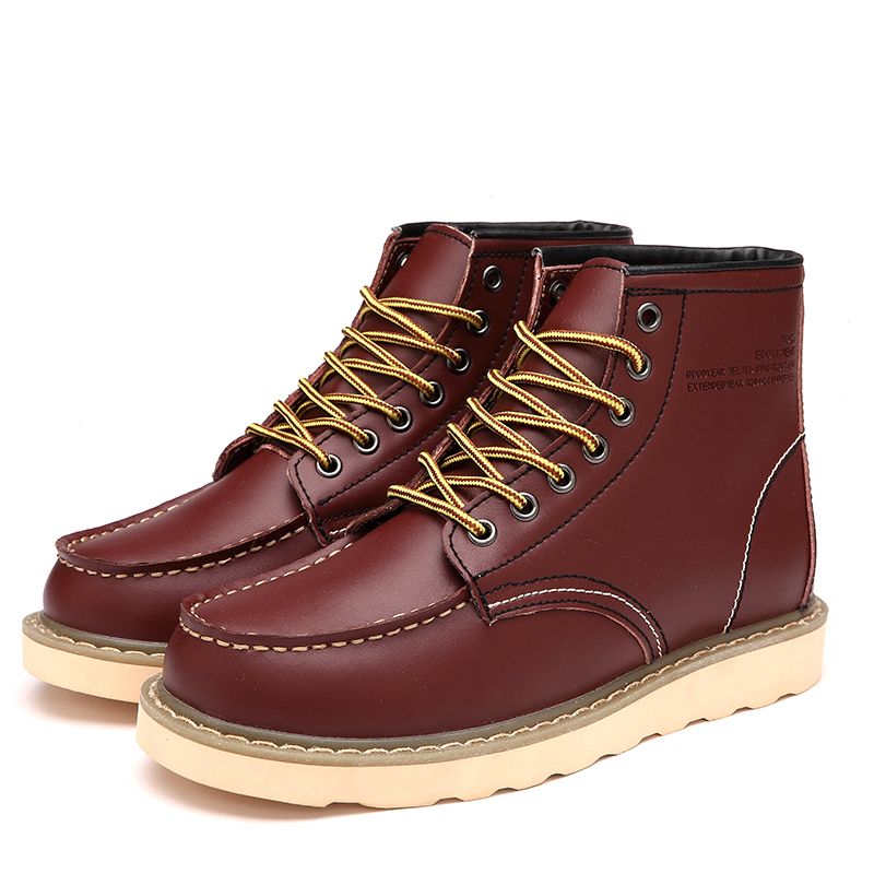 2024 new fashion men's Doc Martens single shoes cotton shoes warm image 18