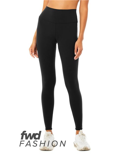 BELLA + CANVAS FWD Fashion Women's High Waist Fitness Leggings 0813 image 2