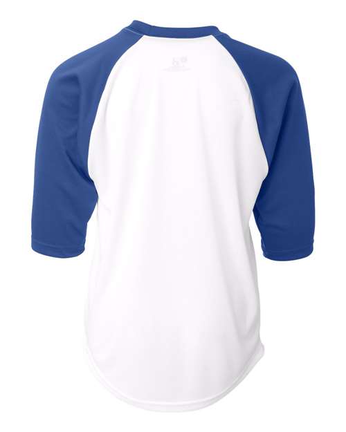 Badger Sport Youth B-Core Three-Quarter Sleeve Baseball T-Shirt - 2133 image 5