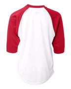 Badger Sport Youth B-Core Three-Quarter Sleeve Baseball T-Shirt - 2133 image 2