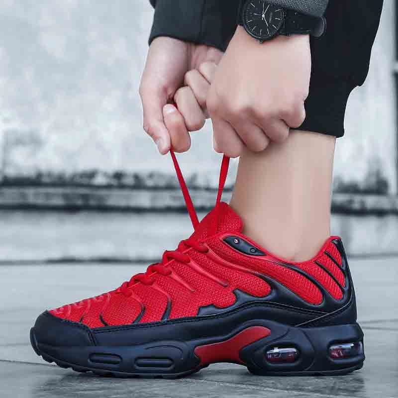 Men's shoes spring and autumn new all-palm air cushion running sneakers all-matc image 6