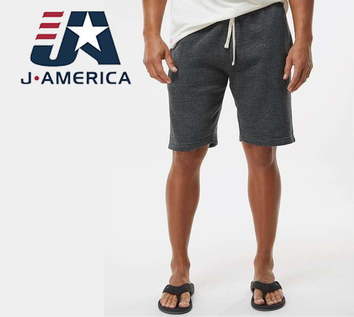 J. America Triblend Fleece Shorts - 8855 image 3