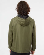 Independent Trading Co. - Lightweight Quarter-Zip Windbreaker Pullover Jacket - image 11