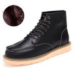 2024 new fashion men's Doc Martens single shoes cotton shoes warm image 5