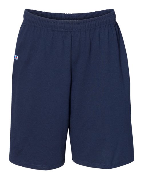 Russell Athletic Cotton Classic Jersey Shorts with Pockets - 25843M image 4